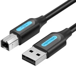 Vention Cable USB 2.0 para Impresora Tipo A a Tipo B, 0.5 m, Negro